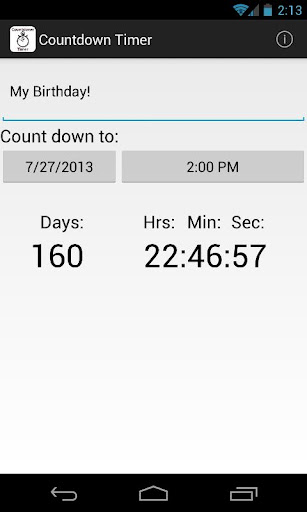 Countdown Timer