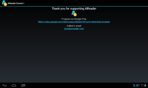 AlReader Donate 1