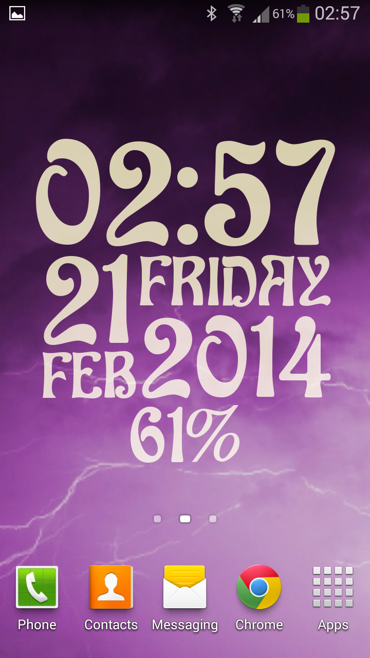 Extreme Clock Pro wallpaper Screen 3