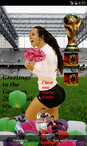 German greetings 2014 WorldCup