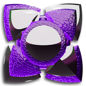 Next Launcher Theme purple liz logo