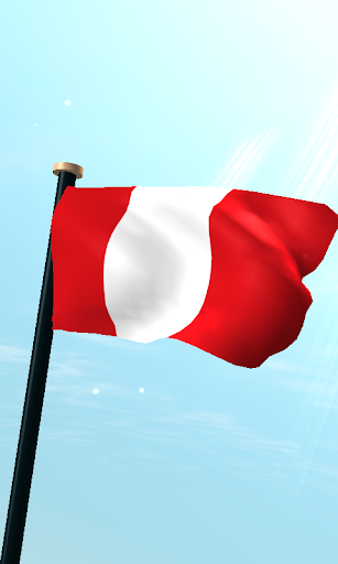 Peru Flag 3D Live Wallpaper
