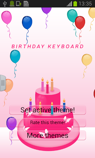 誕生日キーボード