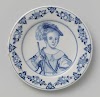 Dish with a Portrait of Prince William III as a Child