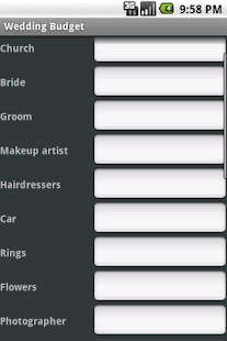 Wedding Budget Screenshots 0