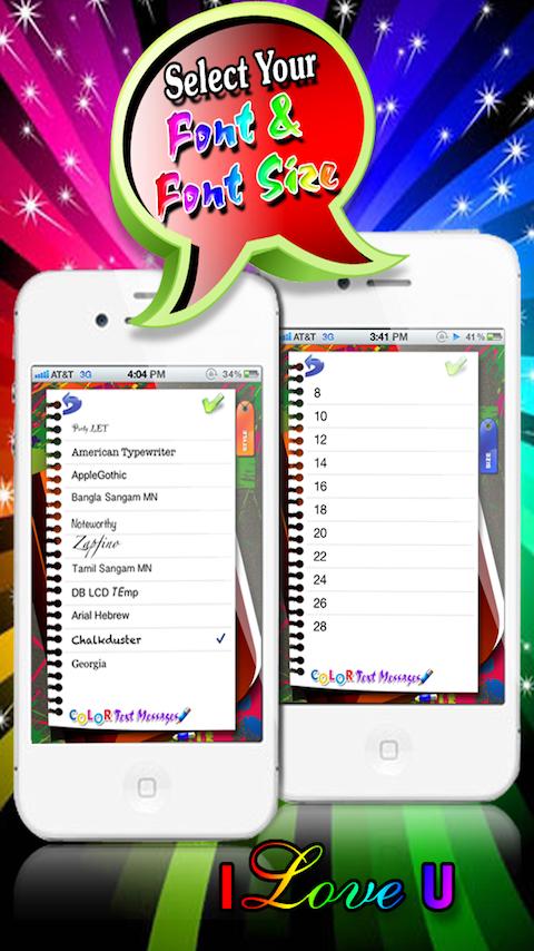 Color Text Messages Screen 2