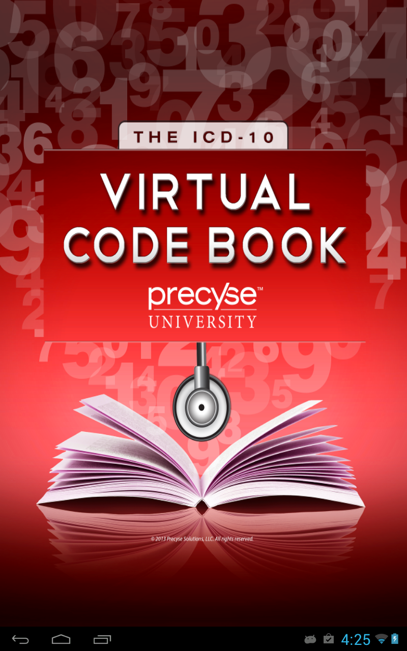 ICD-10 Virtual Code Book Screen 3