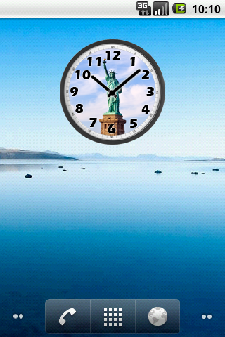 Statue of Liberty Day Clock