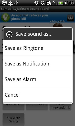 Samuel L Jackson Soundboard Android app Screenshot 4