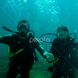 scuba diving by Titus Criste -  