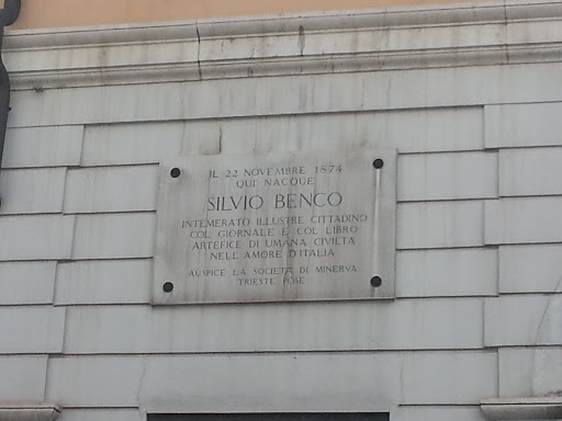Luogo DI Nascita Di Silvio Benco