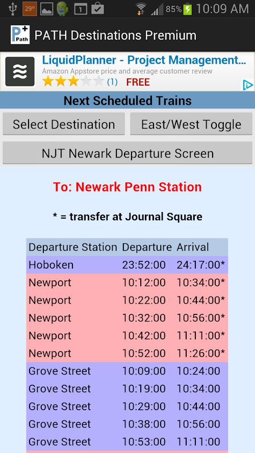 Android application Path Destinations Premium screenshort