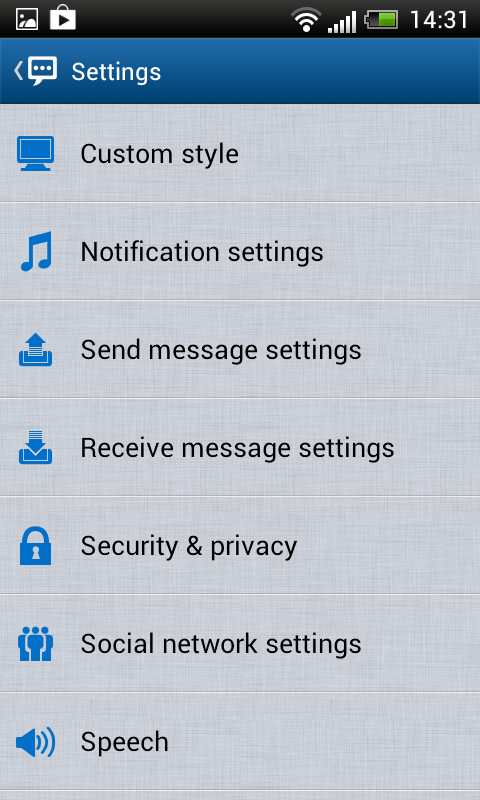 Handcent SMS Android
