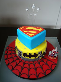 Superhero Trio Cake1