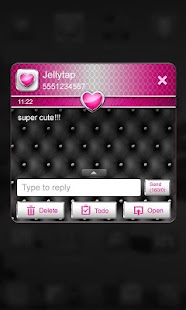 ♥ Elegant Heart Theme Go SMS ♥ - screenshot thumbnail