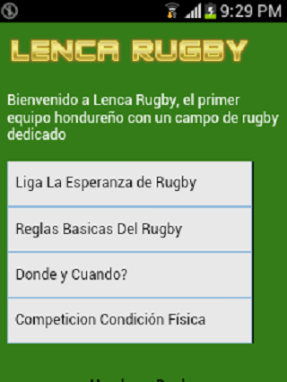 Lenca Rugby Honduras