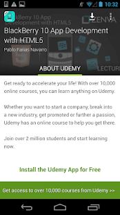 BlackBerry App Development - screenshot thumbnail