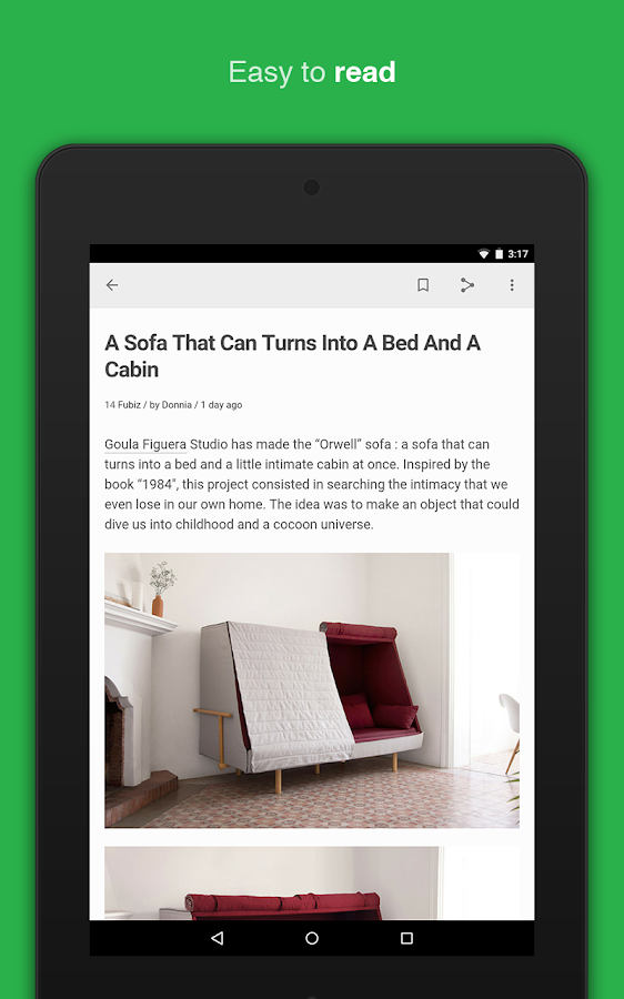 Feedly. Your news reader. - screenshot