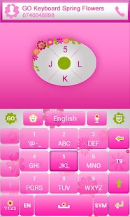 Free Download GO Keyboard Spring Flowers APK for Android