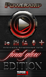 How to mod Poweramp skin Red Glow 3.02 apk for laptop