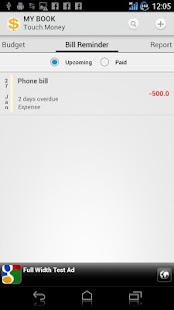 Touch Money - Expense Manager Screenshots 2