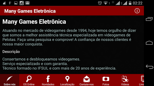 【免費商業App】Many Games Eletrônica-APP點子