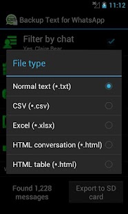 Backup Text for Whats - screenshot thumbnail