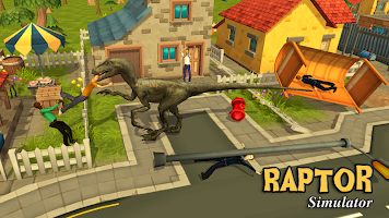 Raptor Dinosaur Simulator 3D APK スクリーンショット画像 #8