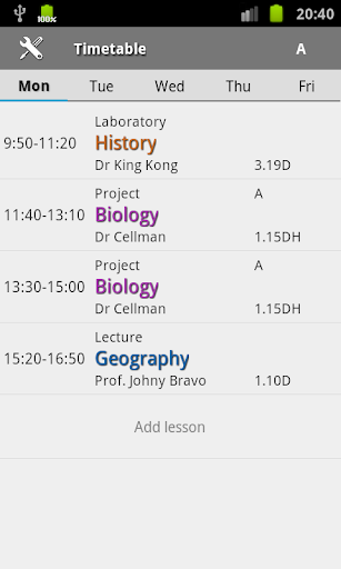 【免費教育App】Timetable Pro-APP點子