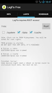 LagFix (fstrim) Free - screenshot thumbnail
