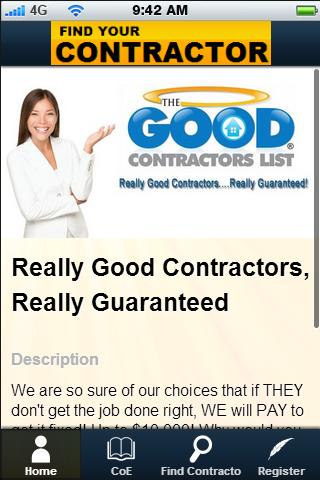 The Good Contractors List