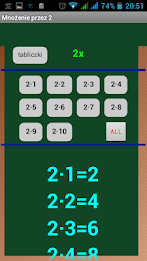 multiplication table 5 free poster 5