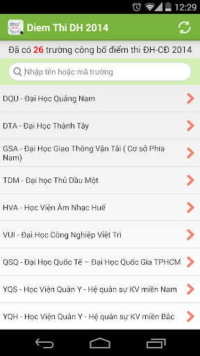 Diem thi Dai hoc Cao dang 2014