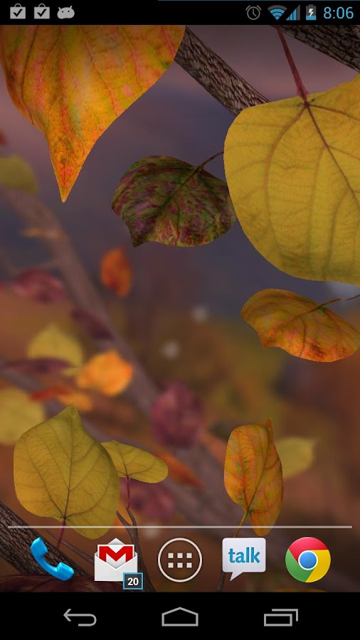 Autumn Tree Live Wallpaper - screenshot