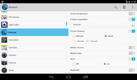 AppConfig - screenshot thumbnail