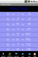 Times Tables Teacher APK capture d'écran Thumbnail #2