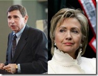 Mickey Kantor Hillary Clinton combo picture