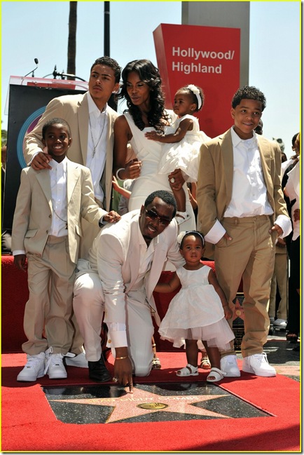 diddy hollywood walk of fame star picture