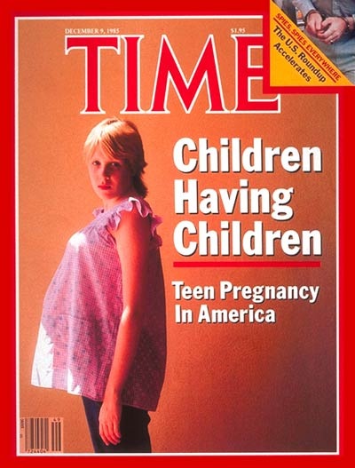 time magazine teen pregnacy report issue