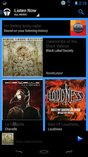 KRUSHED BLUE CM11 THEMECHOOSER - screenshot thumbnail