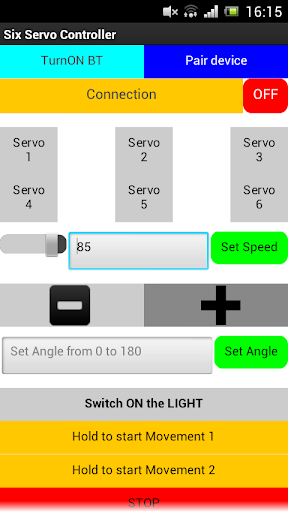 【免費工具App】Six Servo Controller-APP點子