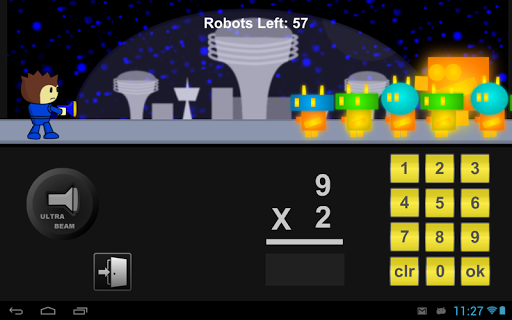 Robot Math Defense Game Lite