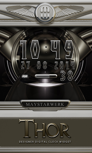 Digi Clock Widget Thor