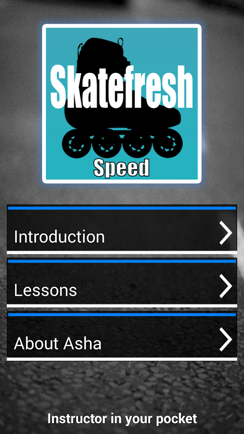 Android application SkateFresh - Speed screenshort