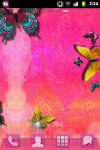 GOLauncher Theme Pink Cute Buy Screenshots 2