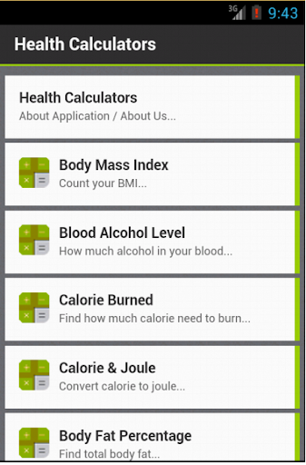 Health Calculators