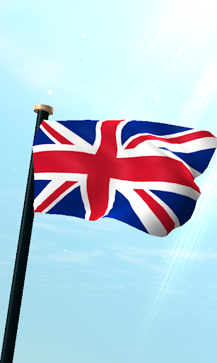 UK Flag 3D Free Live Wallpaper