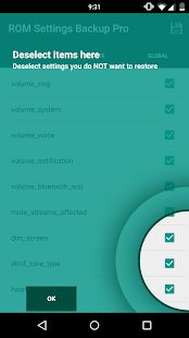 ROM Settings Backup Pro - screenshot thumbnail