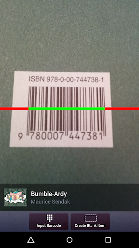 Barcode Library Scan Catalog