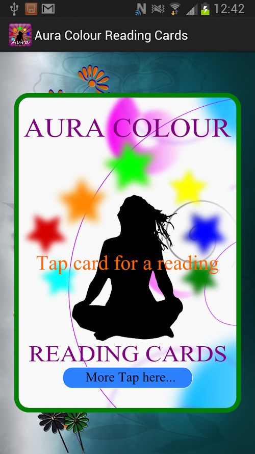 Android application Aura Colour Reading Cards screenshort